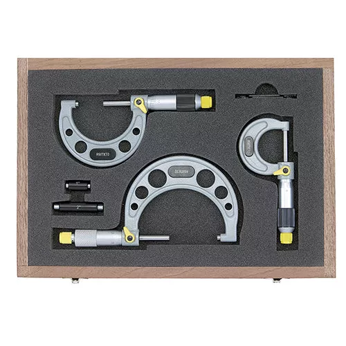 0-3″ x 0.0001 Graduation Asimeto Enamel Micrometer Set
