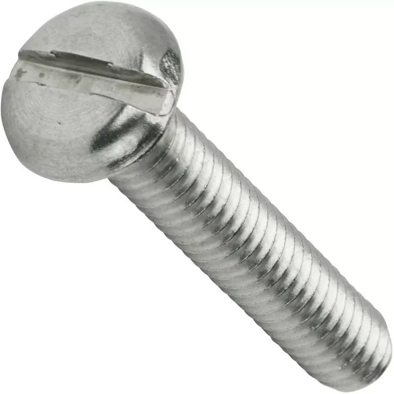 0-80 Slotted Pan Head Machine Screws Stainless Steel 18-8