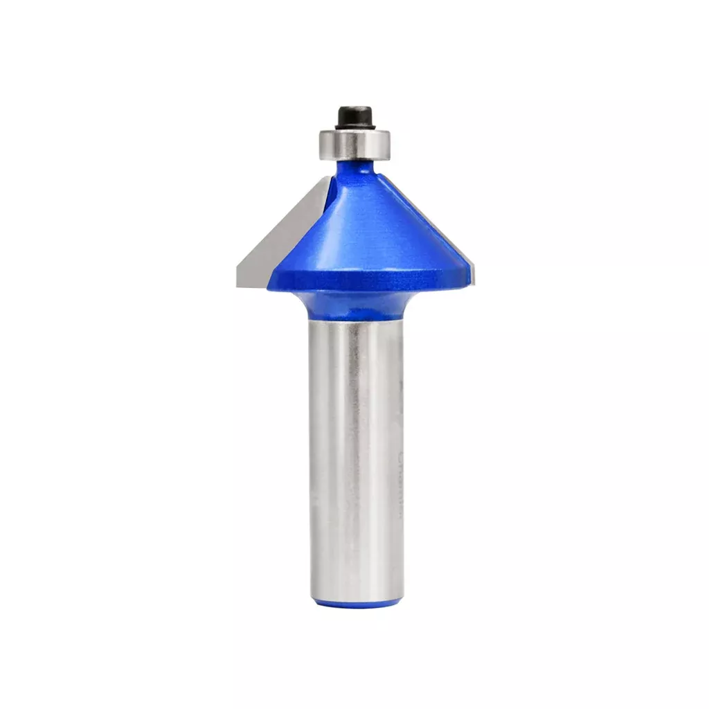 1 1/4″ 45� CHAMFER ROUTER BIT 1/2″ SHANK