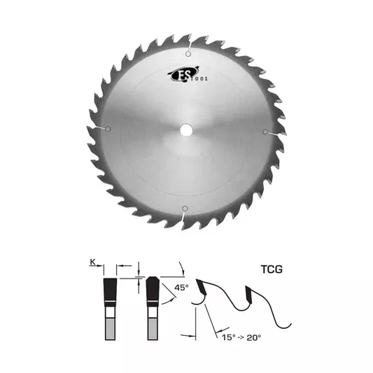 10 ” 24T Glue Line Rip Saw Blade