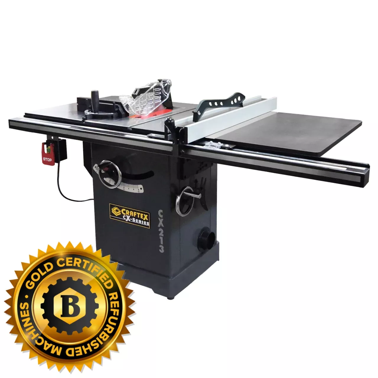 10″ 3HP INDUSTRIAL CABINET TABLE SAW