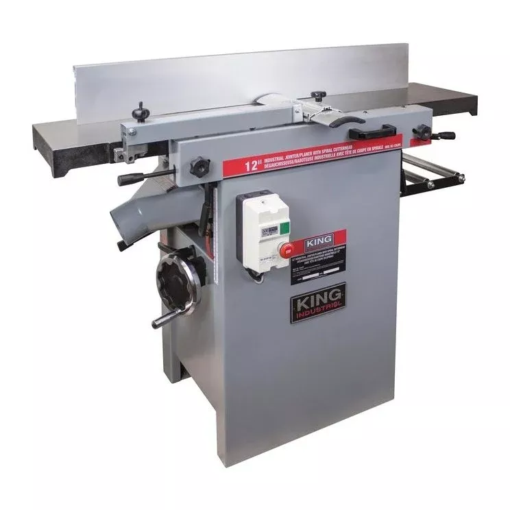 12″ Industrial Jointer / Planer With Spiral Cutterhead