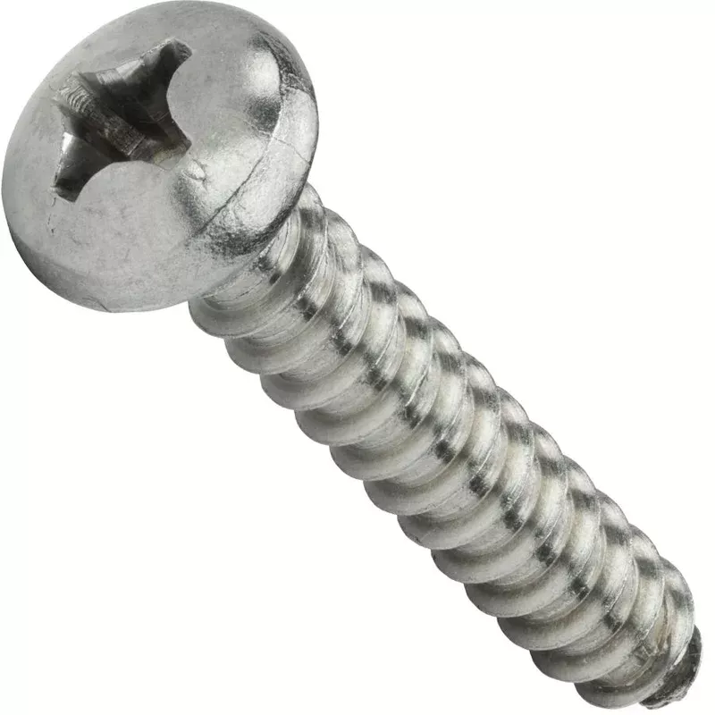#14 Phillips Pan Head Sheet Metal Screws Stainless Steel 316