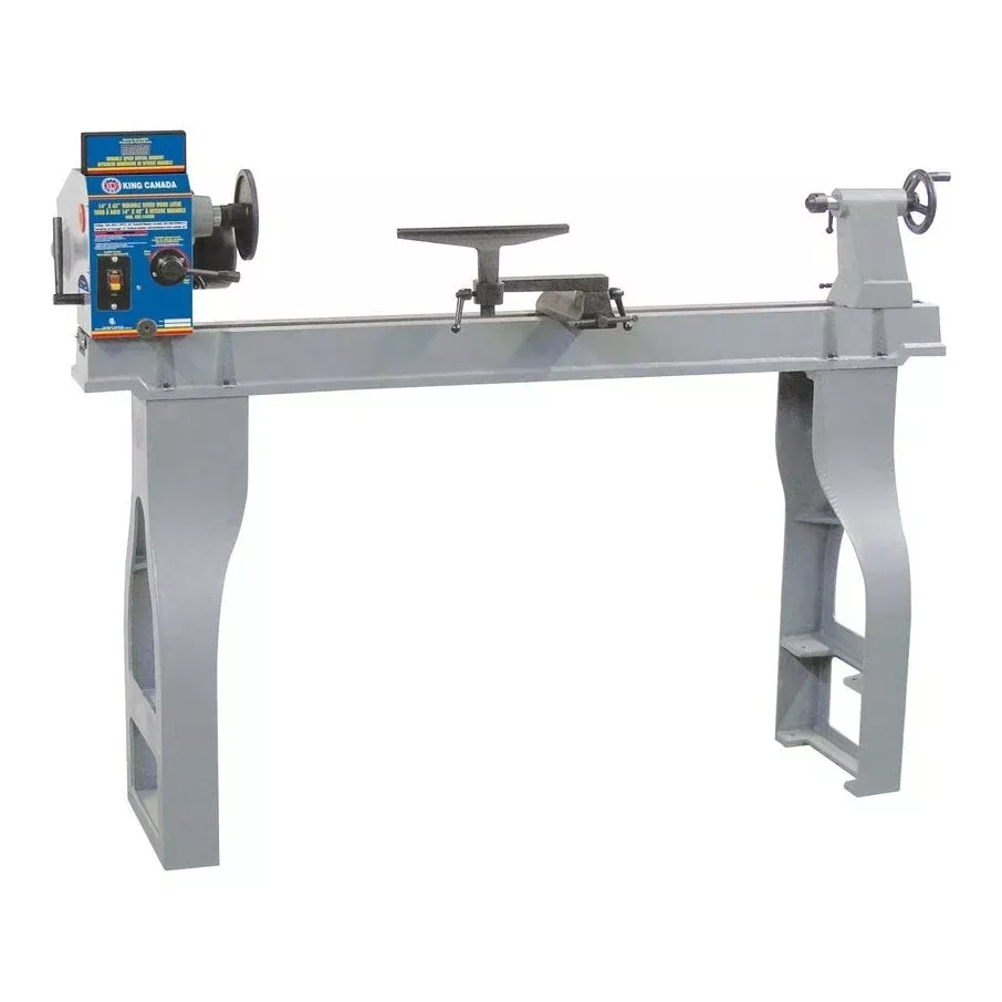 14″ X 43″ VARIABLE SPEED WOOD LATHE WITH DIGITAL READOUT