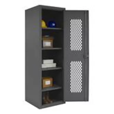 16 Gauge Ventilated Locker with 4 Adjustable Shelves