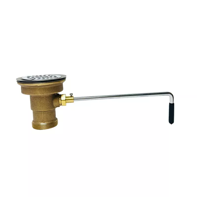 22209 – DrainKing Flat Strainer Brass