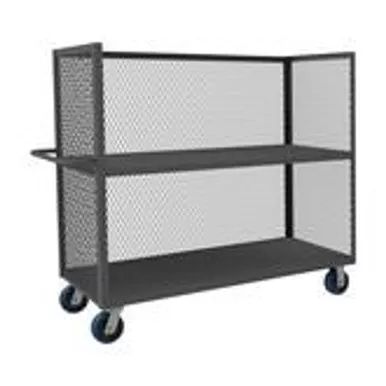 3 Sided Mesh Truck with 2 Fixed Shelves