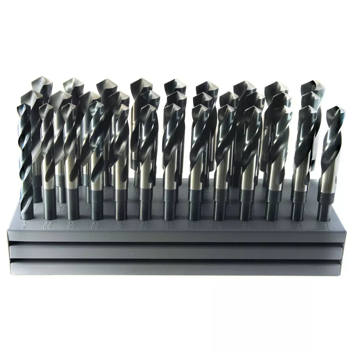 32 Pc S&D Flat Stand Set 1/2-1 with Drill | Drillco 1000F32