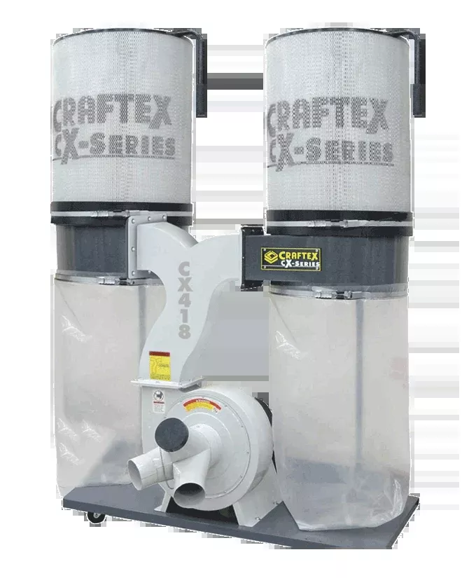 3HP DUST COLLECTOR WITH CANISTERS CX418X06