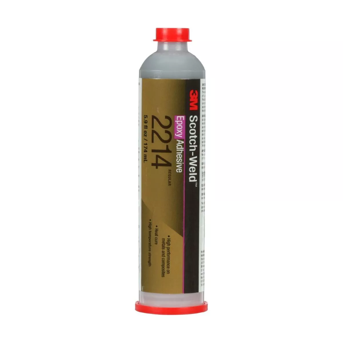 3M 2214 Scotch-Weld Epoxy Adhesive, Regular, Gray, 6 fl oz Cartridge (7000000811) (6 Pack)