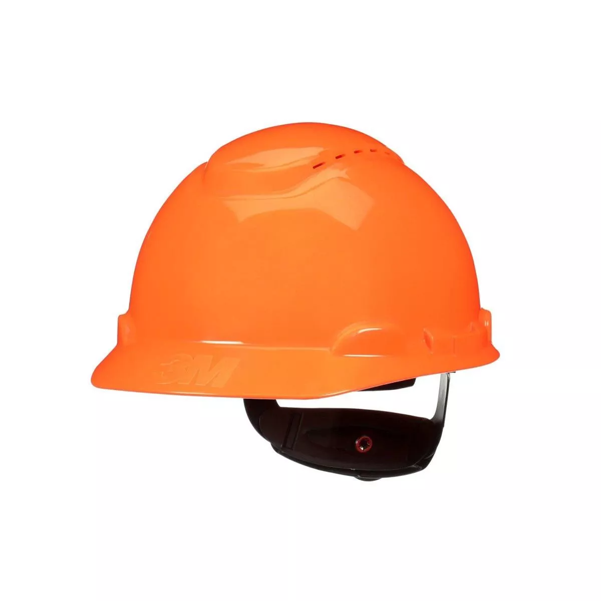 3M H-707SFV-UV SecureFit Hard Hat, Hi-Vis Orange, Vented Cap Style, UVicator Sensor, 4-Point Ratchet Suspension, ANSI Z89.1, Medium (7100240009) (20 Pack)