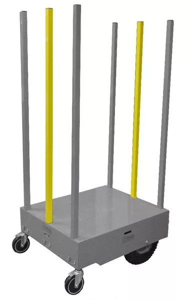 56-Inch Steel Vertical Cart Posts