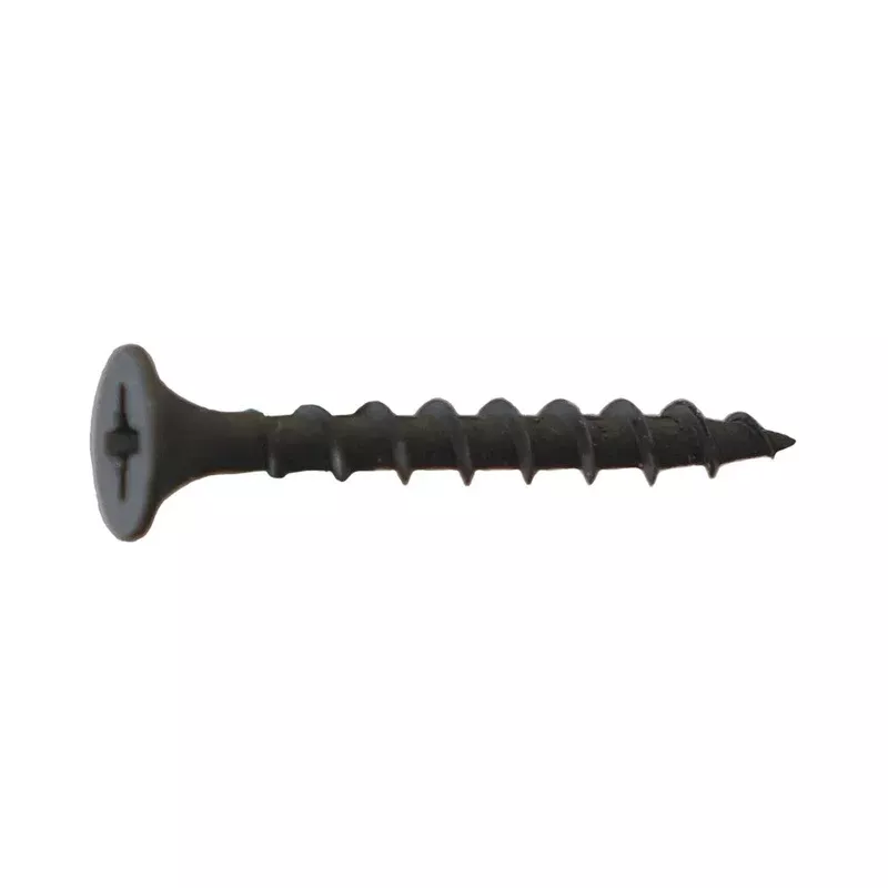 #6 x 2-1/4″ Coarse Thread Drywall Screw – Black Phosphate, Pkg 3000