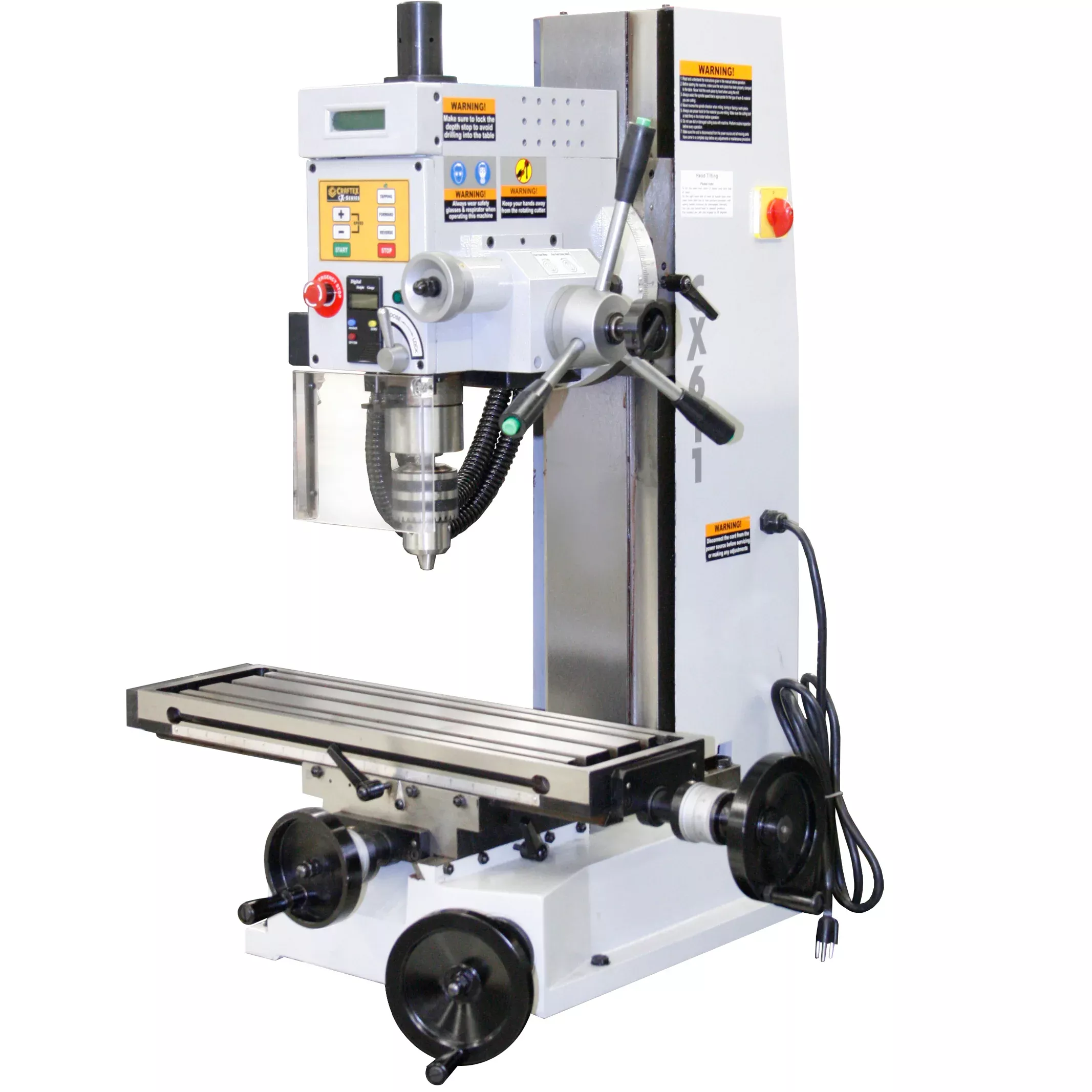 6" X 21" MILLING MACHINE 1 1/4HP