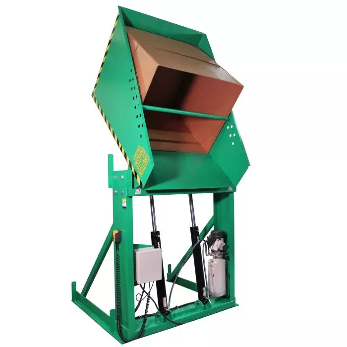 60” Box Dumper | 36”×36” Chute | 2000 lb. Capacity | Valley Craft