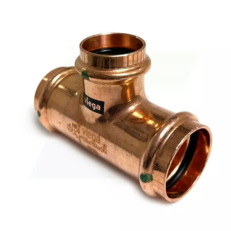 77447 – 1-1/4″ x 1-1/4″ x 1″ ProPress Copper Tee