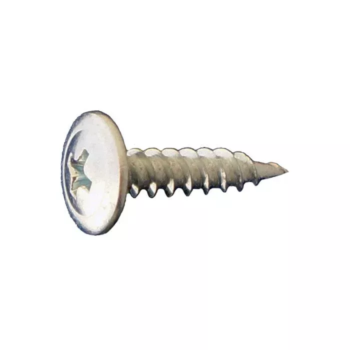 #8 x 2″ Phillips Modified Truss Wafer Sharp Point Screw – Zinc, Pkg 3000