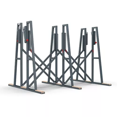 Abaco Triple Side Folding Truck A-Frame ATSFTA056 – 22,000 lb Capacity Slab Storage Frame