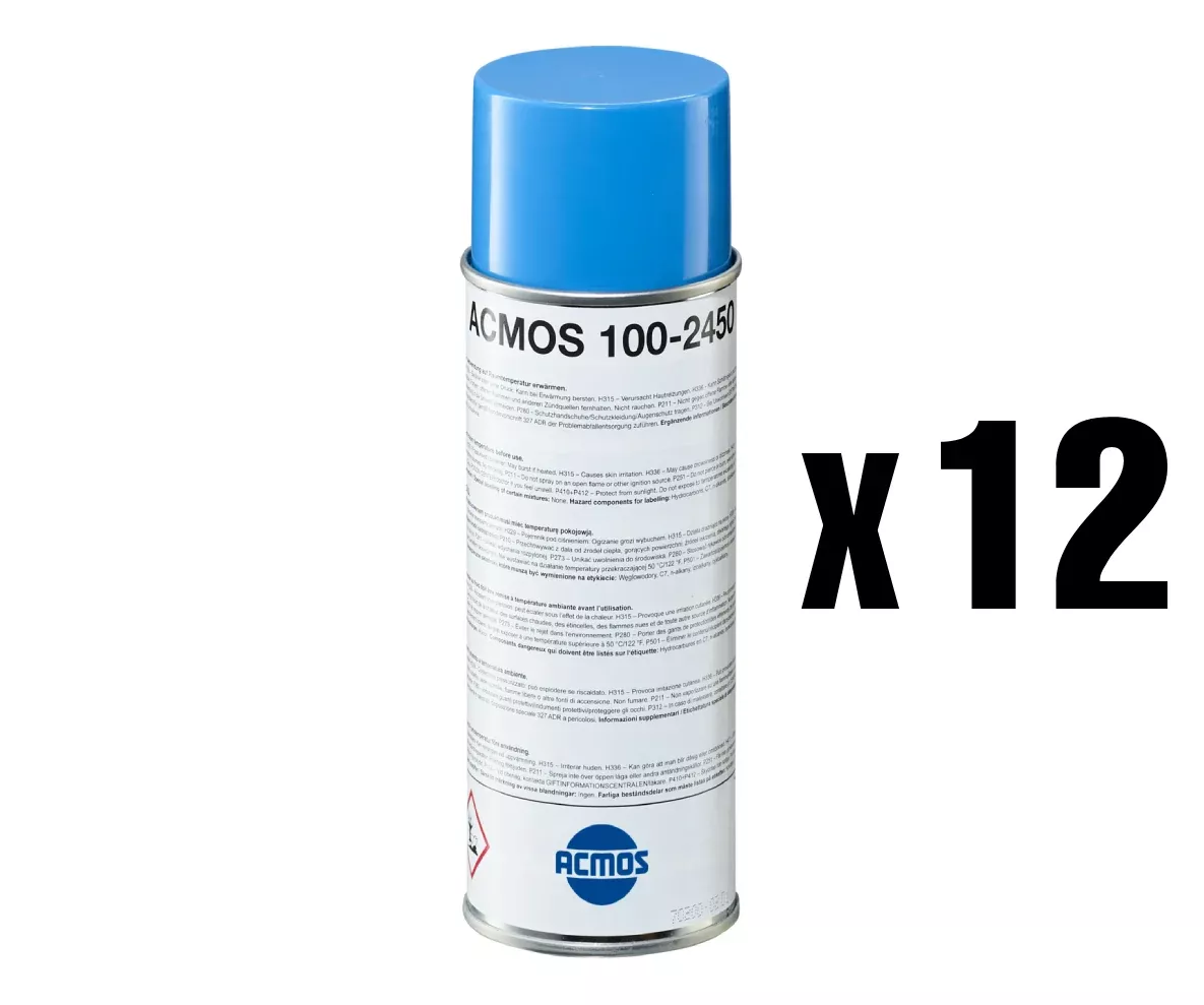 Acmos 100-2450 Glue Release Agent Spray Cans – 12 Pack Case