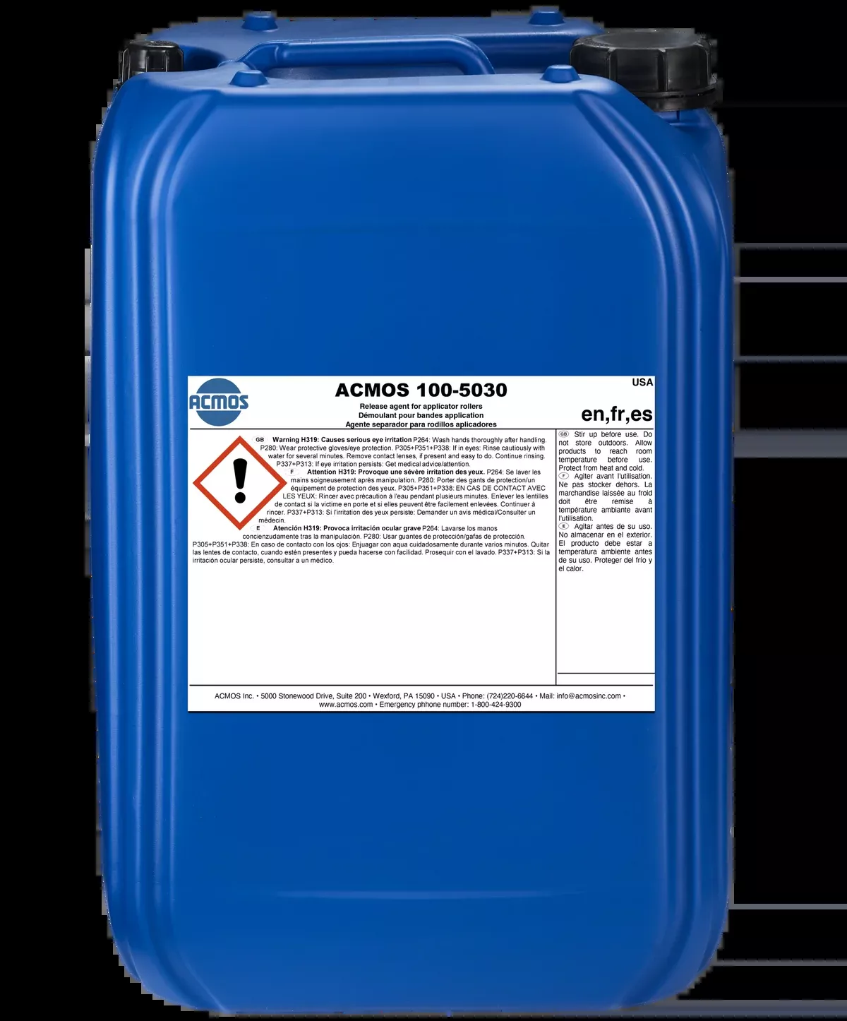 Acmos 100-5030 Release Agent, Non Hazmat – 20 Liter/kg, IWF SPECIAL PRICING