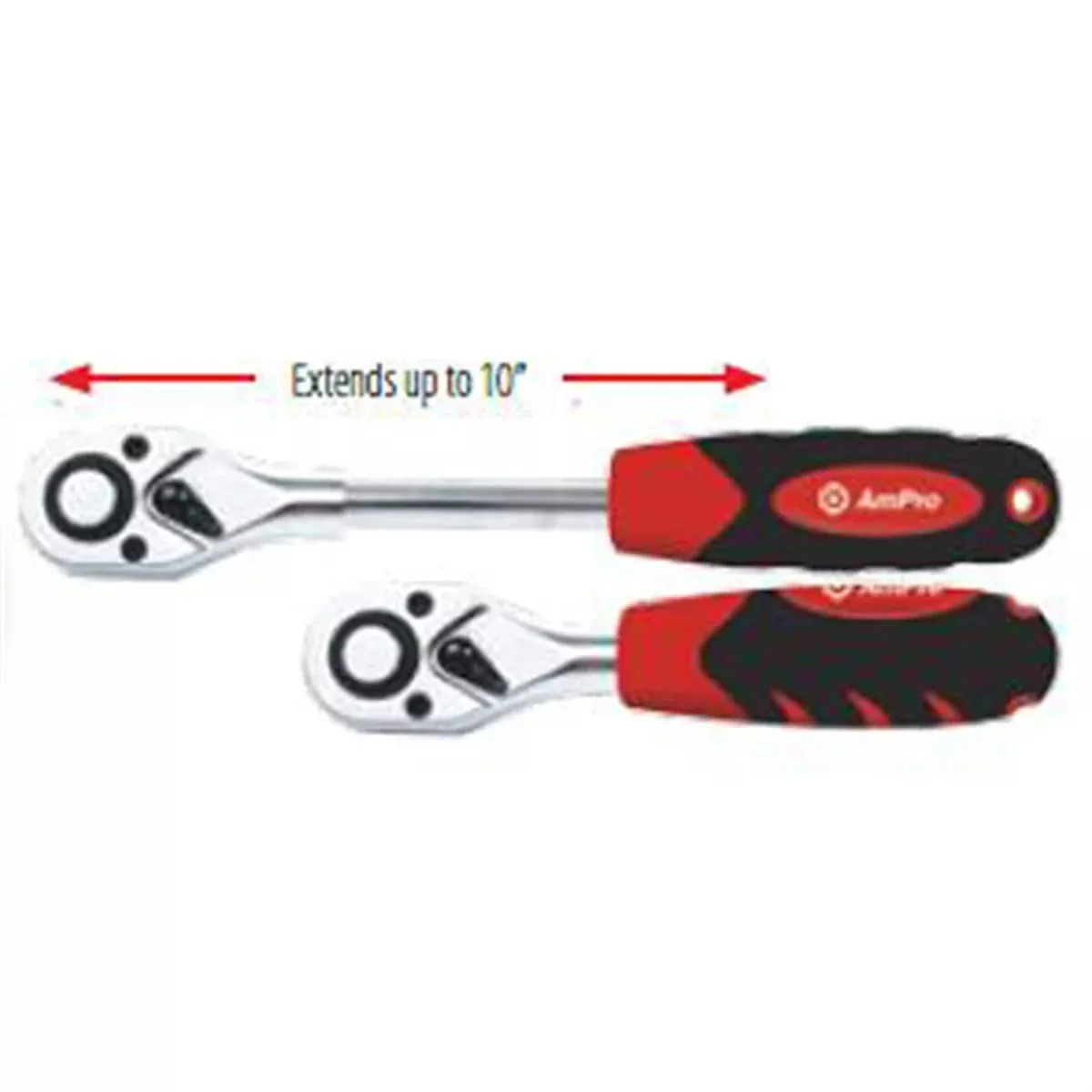 Ampro Tools T19055 2-In-1 1/2″ Dr Extend Ratchet