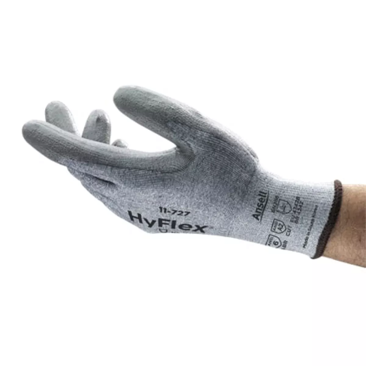 Ansell Hyflex 11-727 From Fitting Cut-Resistan Gloves Size 10 