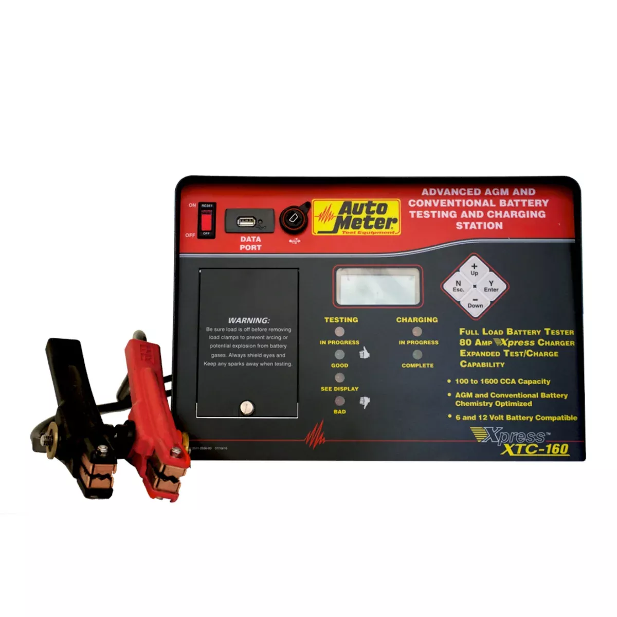 AutoMeter XTC-160 AGM Fast Battery Charger/Tester