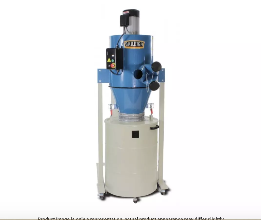 Baileigh 3HP CYCLONE DUST COLLECTOR DC-2100C