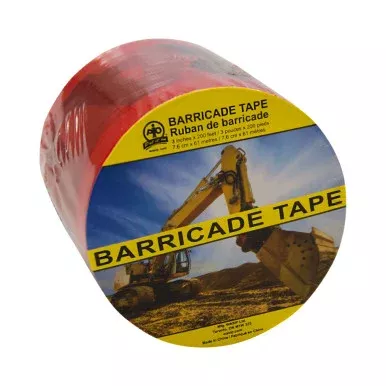 Barricade Tape, Danger Do Not Enter, Red, 3″ x 1000ft