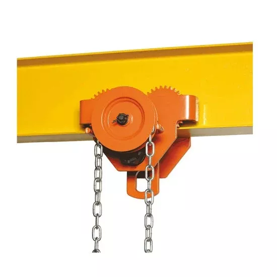 Bison Lifting 10 Ton Geared Trolley