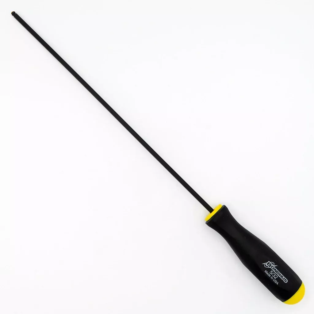 Bondhus 10709 5/32″ x 7.4″Long Blade Ball End Inch Hex Driver Balldriver Tip Screwdriver