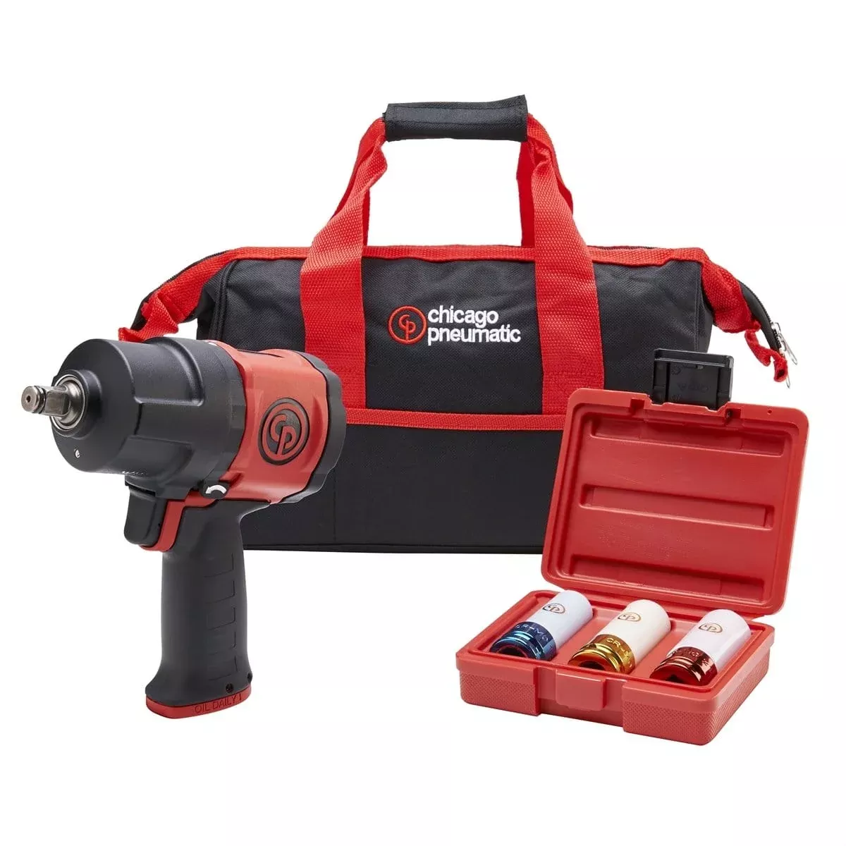 Chicago Pneumatic 8940176138 1/2″ Imp Wr. 3Pc. Wheel Socket Set Bag