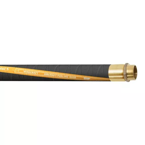 Continental ContiTech Wingcraft™ 1 1/2 in. 300 PSI Aviation Fueling Hose Assemblies w/ Brass Male NPT Ends
