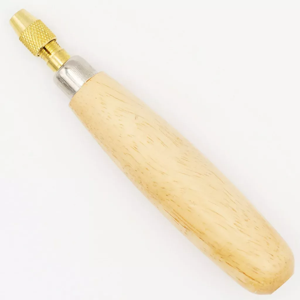 Crawford 83942 Wood Handle with Brass Chuck for Files