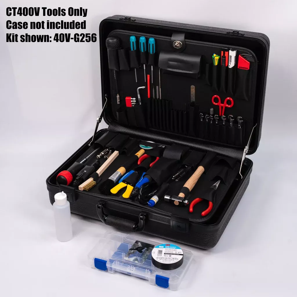 Crawford CT400V Basic Copier Tool Set w/Vessel JIS Screwdrivers - 40V Series Tools Only