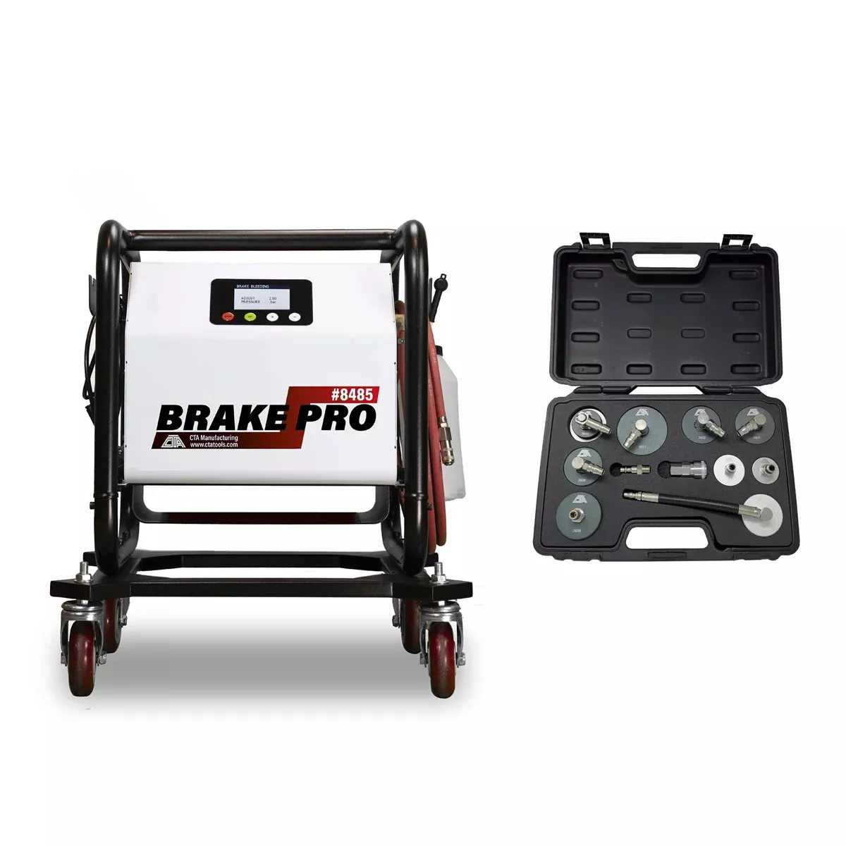 CTA Manufacturing Brake-Pro Electric Pressure Brake Bleeder w/ Adapters – 20L CTA8205