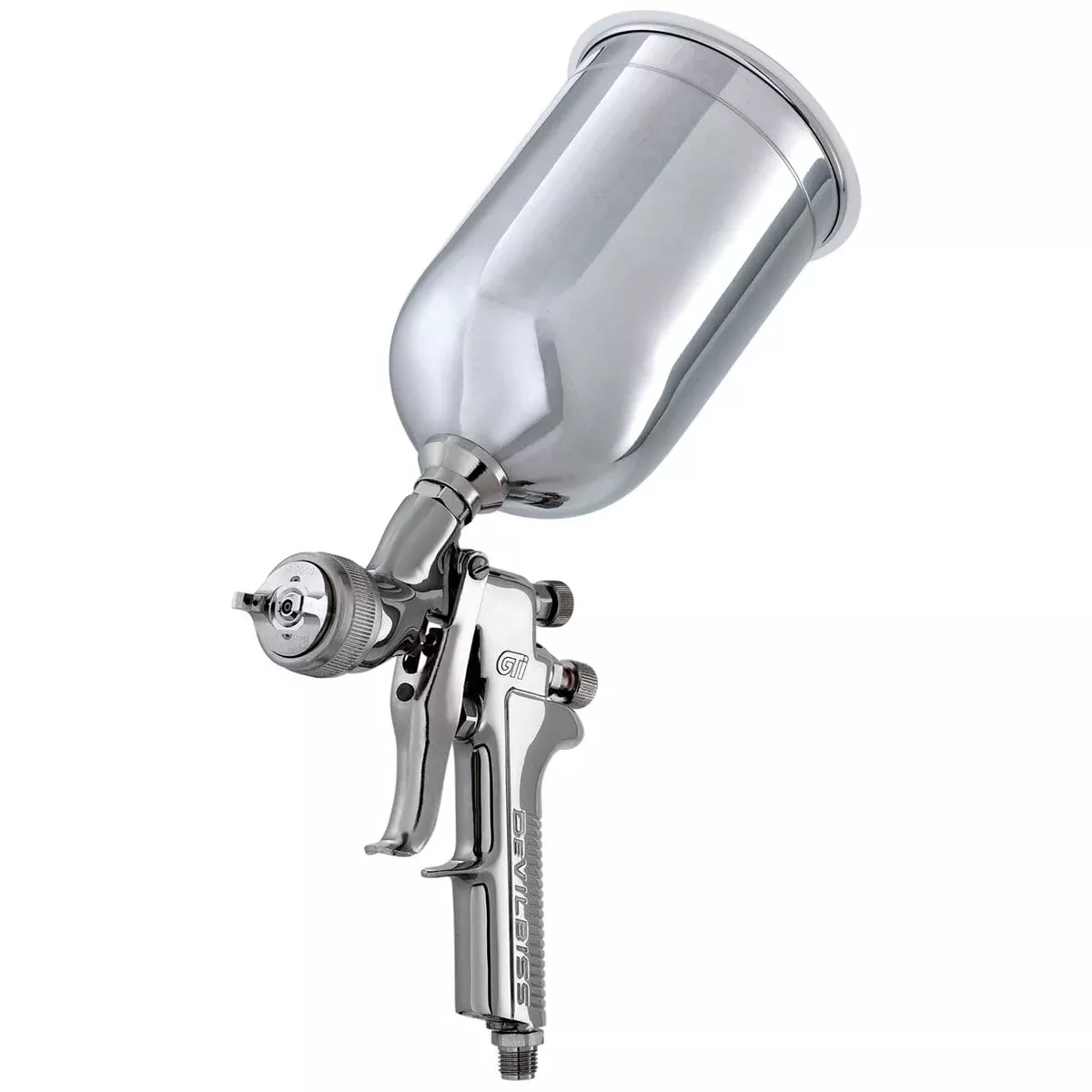 DeVilbiss 170156 Gravity Feed HVLP Paint Gun with 1.3, 1.4, 1.5mm tips and Aluminum Cup