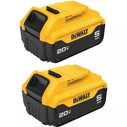 DEWALT 20V 5AMP LITHIUM ION BATTERY 2PCK