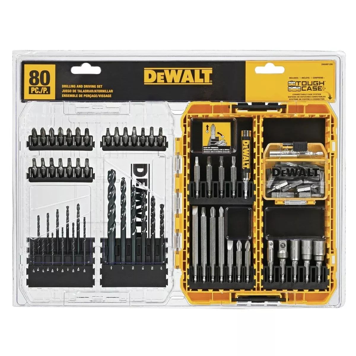 DeWalt DWAMF1280 Dewalt 80Pc Drill/Drive Accessory Set W/ Case