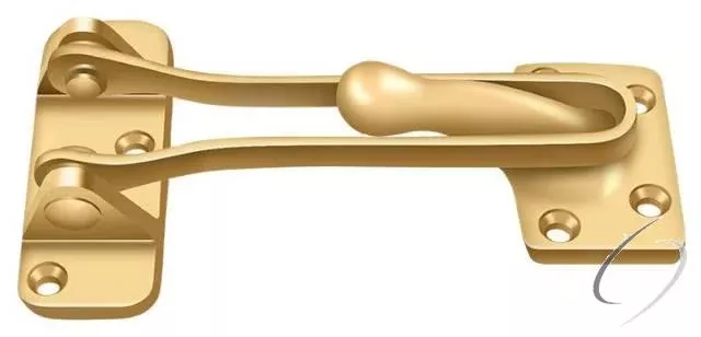 DG425CR003 4″ Door Guard; Lifetime Brass Finish