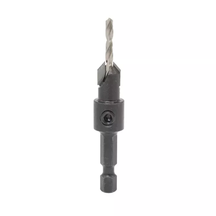 Dimar 50018 – 1/8″ HSS Drill Dia, Carbide Tipped, Countersinks for Snappy, 3/8″ Countersink Dia