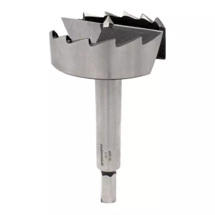 Dimar WPF-83 – 3 1/4″ Dia, HSS, Forstner Bit, 7/16″ Hex Shank, 6 1/4″ Length