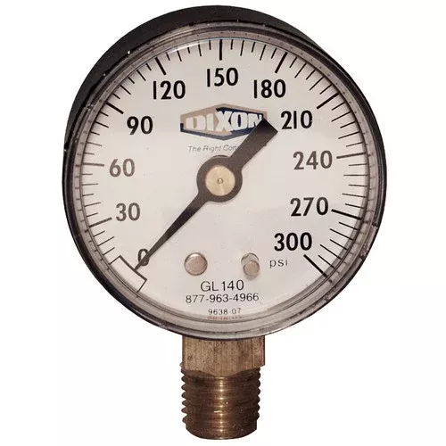 Dixon 2 in. Face Lower Mount ABS Case Dry Gauges