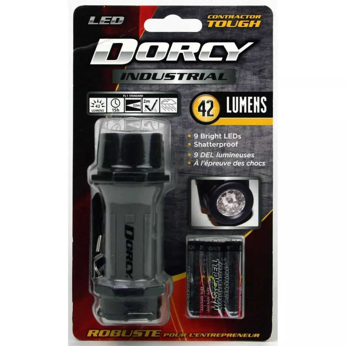 Dorcy International 41-2602 3Aaa 9 Led Mini Flashlight