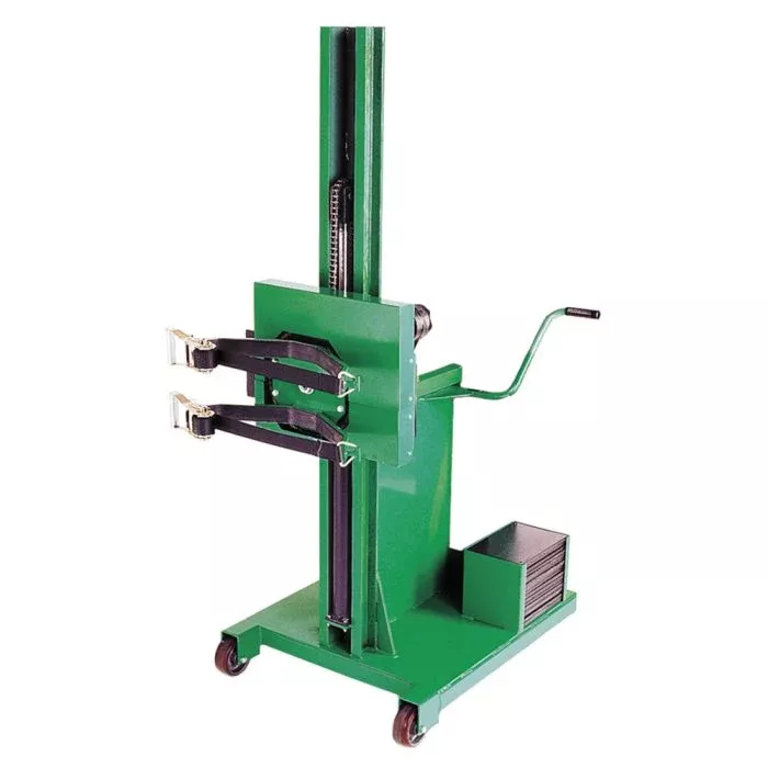 Drum Lift & Rotator | 78” | Manual | Strap | Counterweighted | Valley Craft