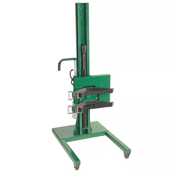Drum Lift & Rotator | 90” | Pneumatic | Semi-Powered | Strap | Straddle | Valley Craft