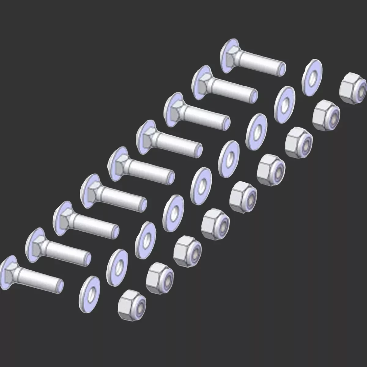 DTSP-HK-410 SnowPro Wear Bar Hardware Kit
