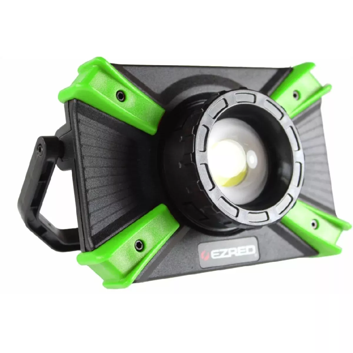 E-Z Red XLF1000-GR Ez Red Micro-Usb 1000 Lumen Rechargeable Work Light, Black/Green