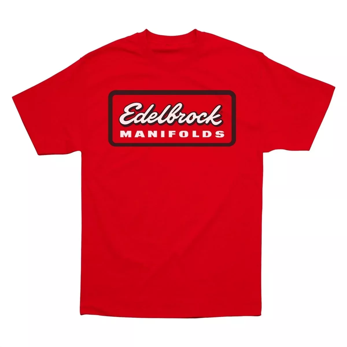 EDELBROCK 289100 Manifold T-Shirt Red L