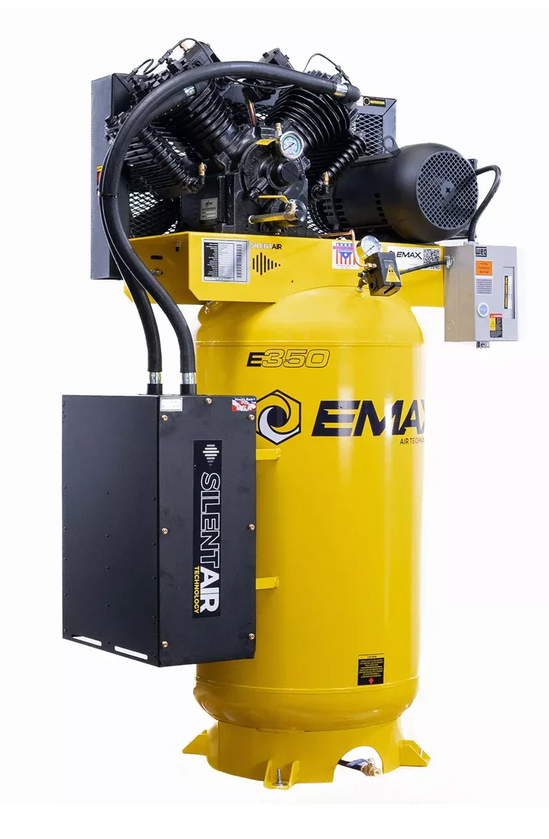 Emax Compressor 7.5 HP 2 Stage 1 Ph Vertical 80 Gallon EMXES07V080V1